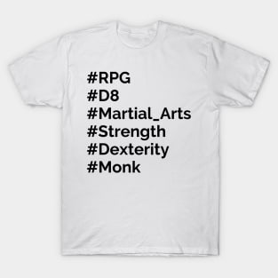 Monk hashtag T-Shirt